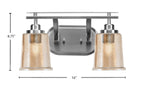 Toltec Lighting | 2612-BN-4233