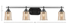 Toltec Lighting | 2614-MB-4233