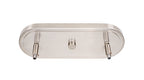 Odyssey Three Light Island Pendant in Brushed Nickel with 9.5" Smoke Bubble Shade