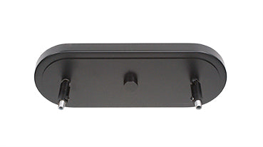 Odyssey Three Light Island Pendant in Matte Black with 7" Clear Bubble Shade