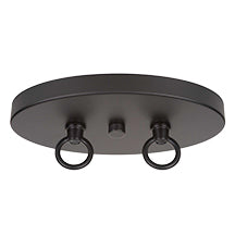 Belmont Eight Light Chandelier in Matte Black & Painted Wood-look Metal