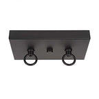 Belmont Ten Light Island Pendant in Matte Black