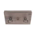 Belmont 12 Light Island Pendant in Graphite & Painted Distressed Wood-look Metal