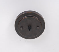 Vintage One Light Mini Pendant in Dark Granite with Dark Granite Metal Shade Shade