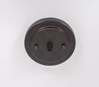 Vintage One Light Mini Pendant in Dark Granite with 14" Dark Granite Cone Metal Shade Shade