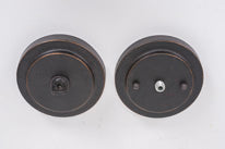 Vintage Three Light Chandelier in Dark Granite with 7" Chocolate Icing Shade