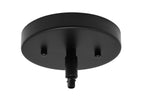 Monterey Ten Light Chandelier in Matte Black & Painted Distressed Wood-look Metal