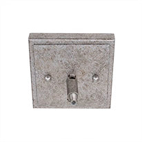 Uptowne One Light Mini Pendant in Aged Silver with 3" Bubble Glass Shade