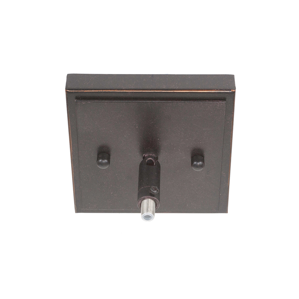 Uptowne One Light Mini Pendant in Dark Granite with 5" Natural Fusion Shade