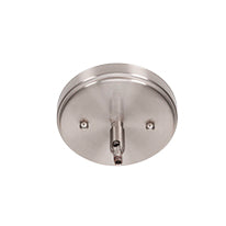 Paramount One Light Pendant in Brushed Nickel with 16" Gray Matrix Shade