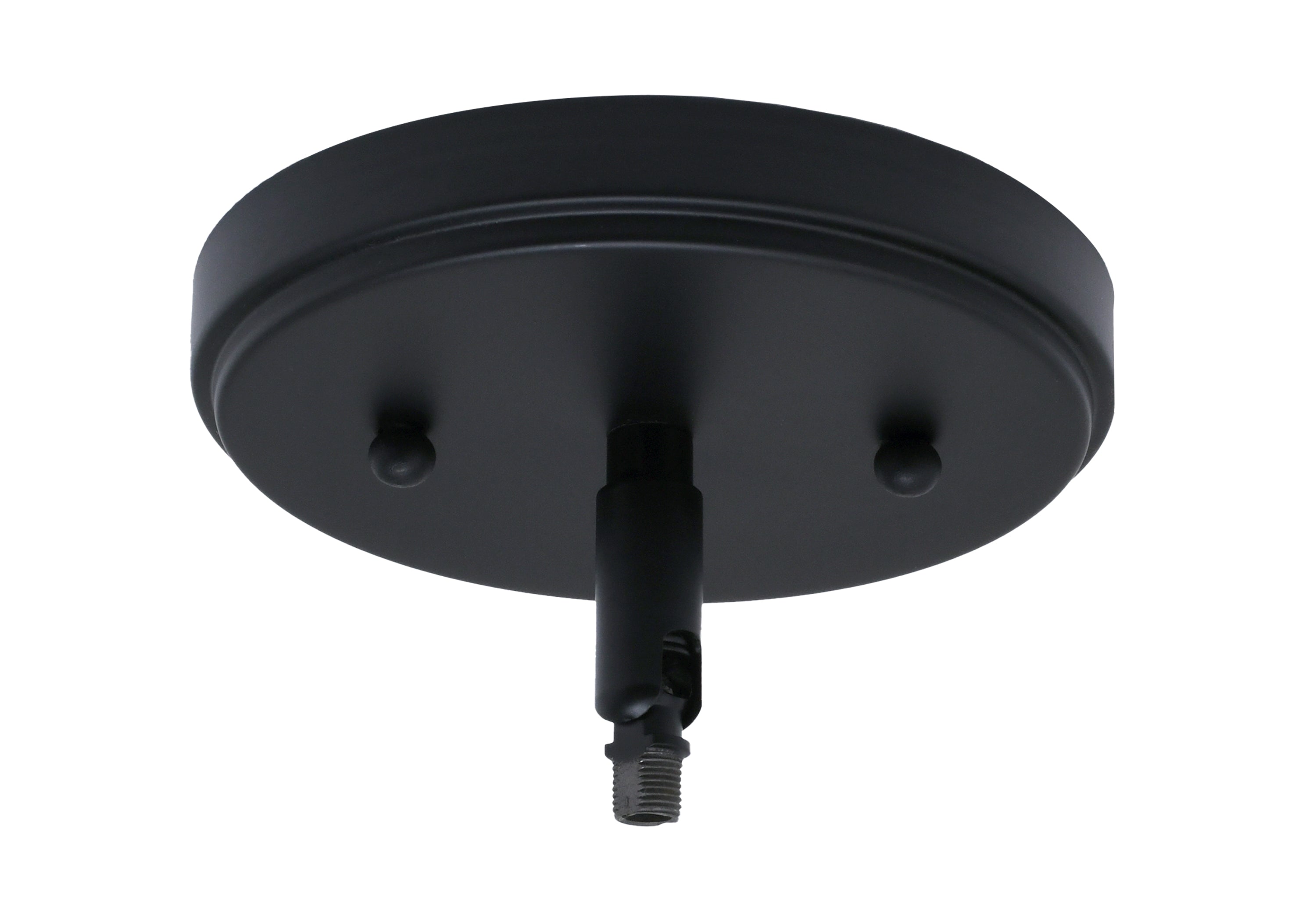 Paramount One Light Mini Pendant in Matte Black with 7" Pewter Art Glass Shade