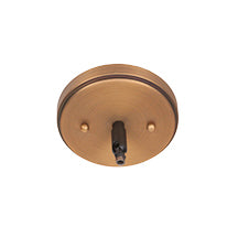Paramount One Light Mini Pendant in Matte Black & Brass with 7" Clear Bubble Shade