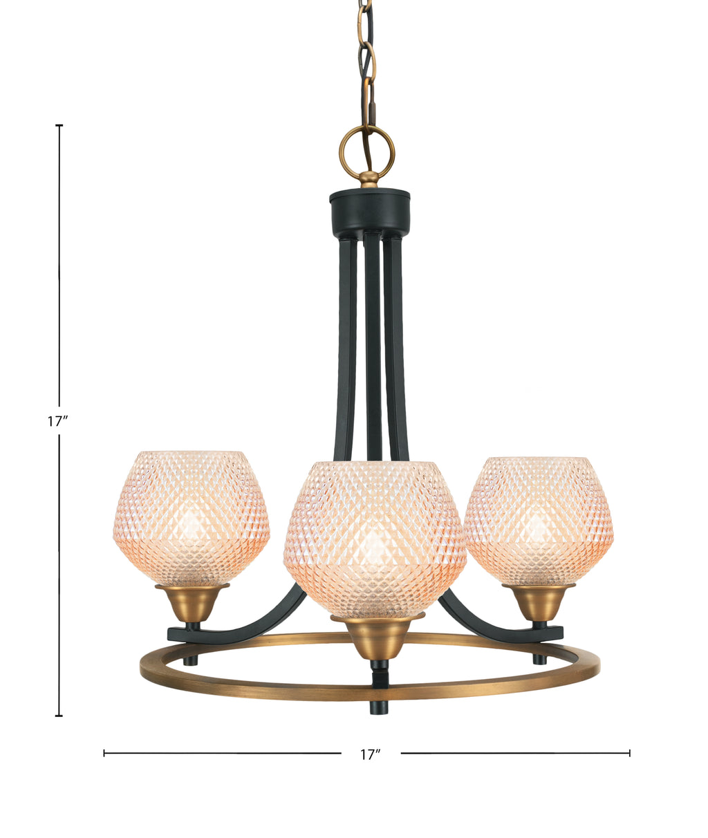 Toltec Lighting | 3403-MBBR-4623