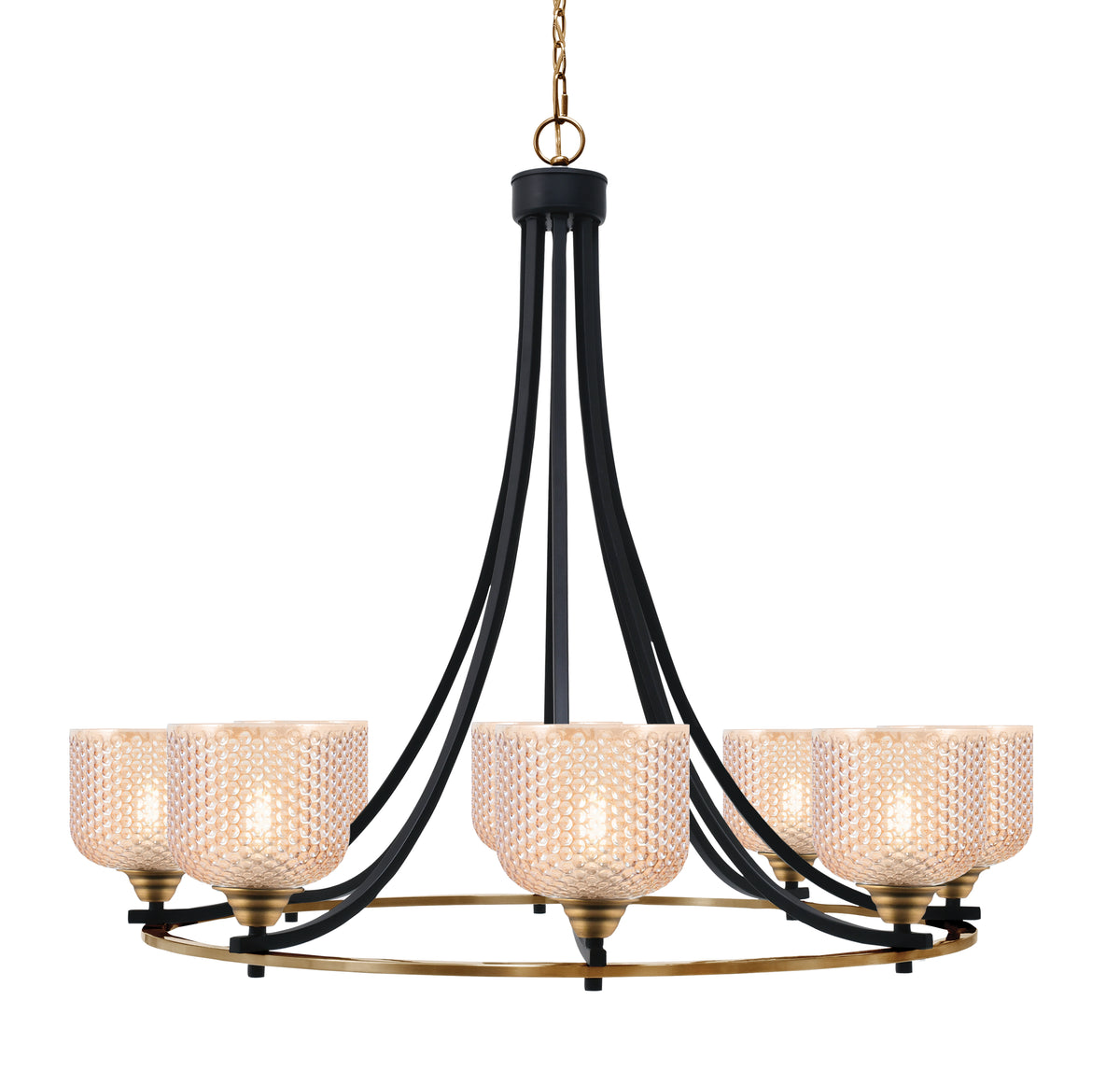 Toltec Lighting | 3408-MBBR-4613