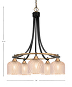 Toltec Lighting | 3415-MBBR-4613