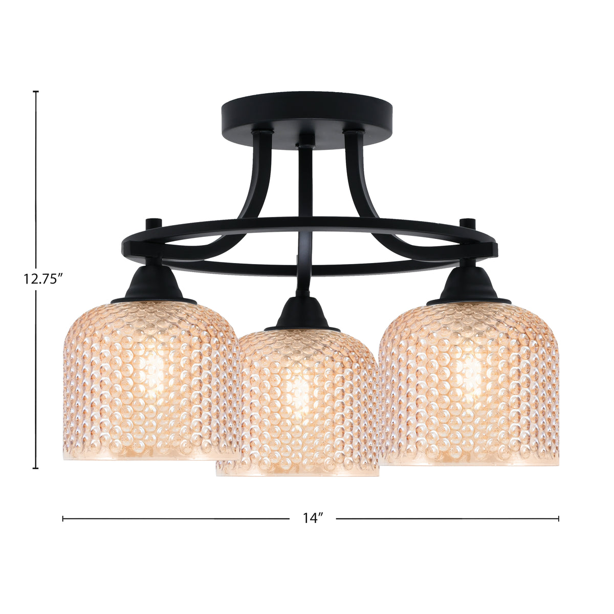 Toltec Lighting | 3417-MB-4613
