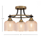 Toltec Lighting | 3417-MBBR-4613