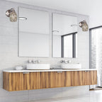 Paramount One Light Wall Sconce in Brushed Nickel with 5" Natural Fusion Shade