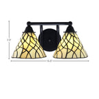 Paramount Two Light Bath Bar in Matte Black with 7" Sandhill Art Glass Shade