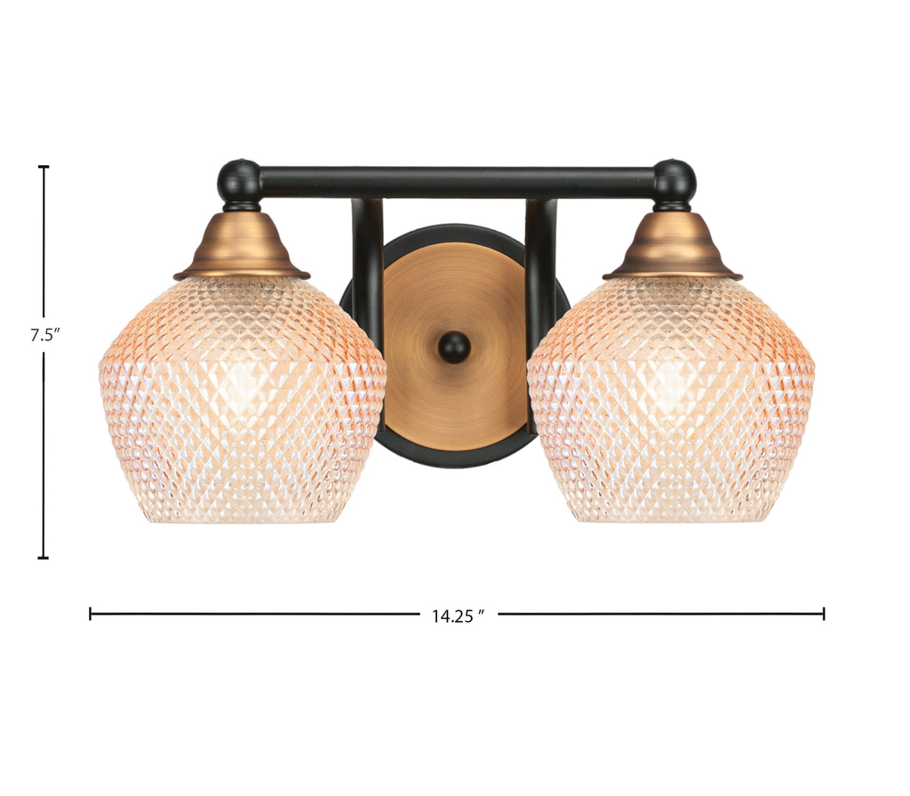 Toltec Lighting | 3422-MBBR-4623