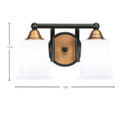 Toltec Lighting | 3422-MBBR-5031