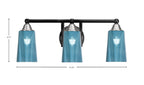 Toltec Lighting | 3423-MBBN-265
