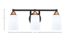 Toltec Lighting | 3423-MBBR-261