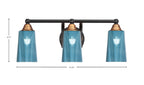 Toltec Lighting | 3423-MBBR-265