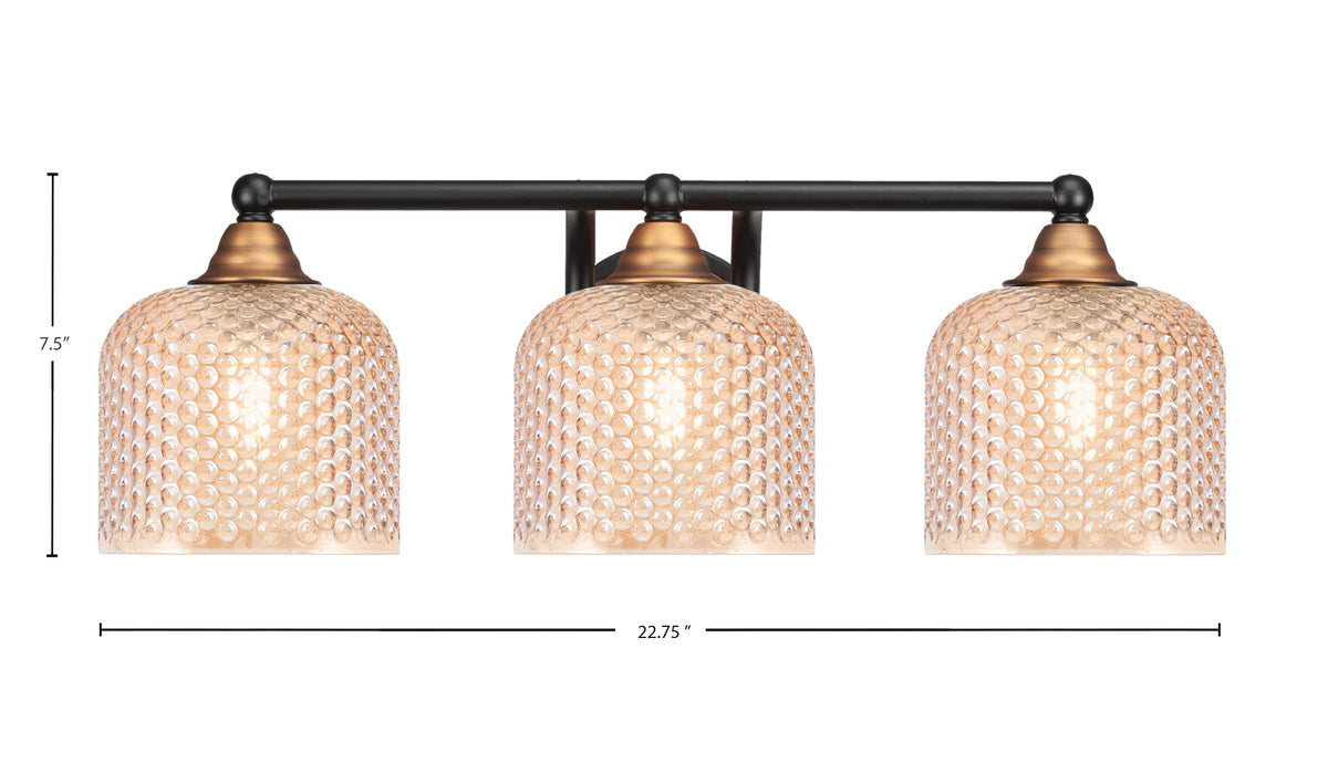 Toltec Lighting | 3423-MBBR-4613