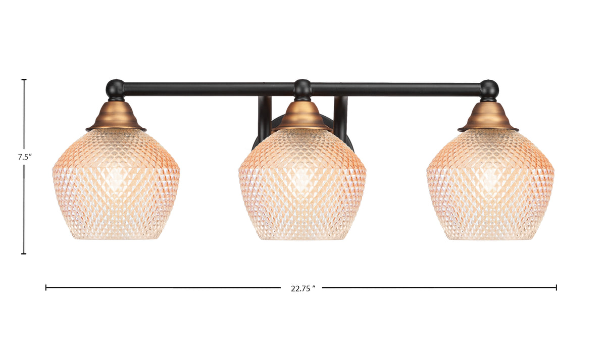 Toltec Lighting | 3423-MBBR-4623