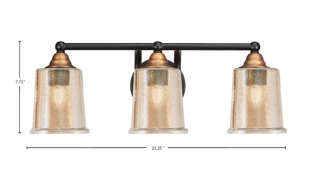 Toltec Lighting | 3423-MBBR-5033