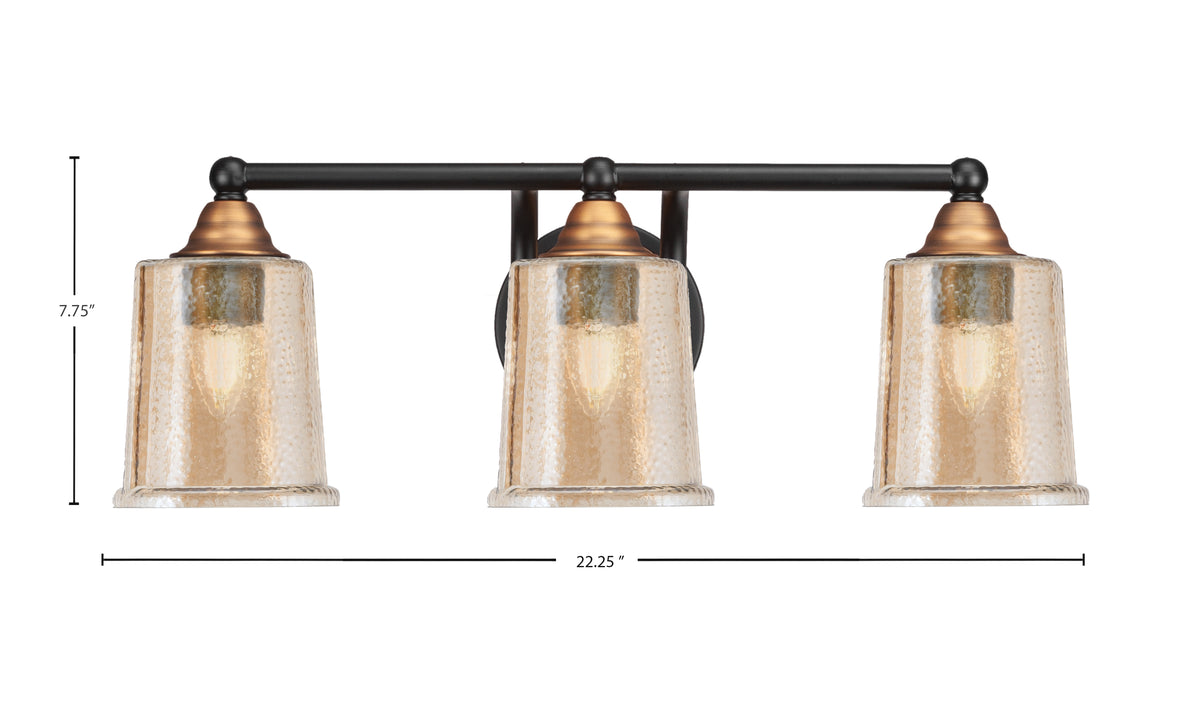 Toltec Lighting | 3423-MBBR-5033