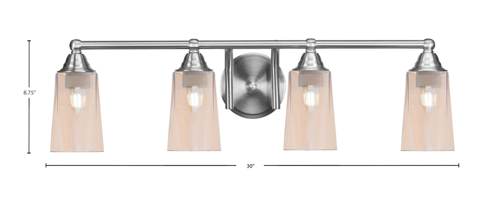 Toltec Lighting | 3424-BN-263