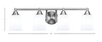 Toltec Lighting | 3424-BN-5031