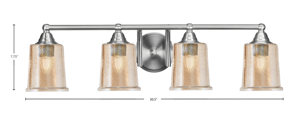 Toltec Lighting | 3424-BN-5033