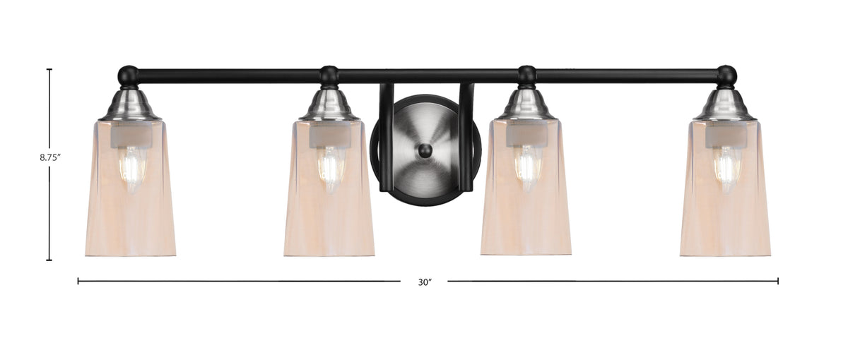 Toltec Lighting | 3424-MBBN-263