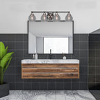 Paramount Four Light Bath Bar in Matte Black & Brushed Nickel with 5.75" Clear Bubble Shade