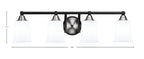Toltec Lighting | 3424-MBBN-5031