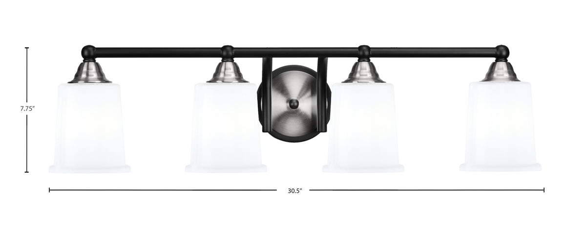Toltec Lighting | 3424-MBBN-5031