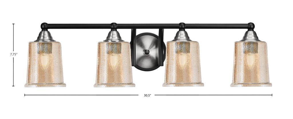 Toltec Lighting | 3424-MBBN-5033