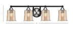 Toltec Lighting | 3424-MBBN-5033