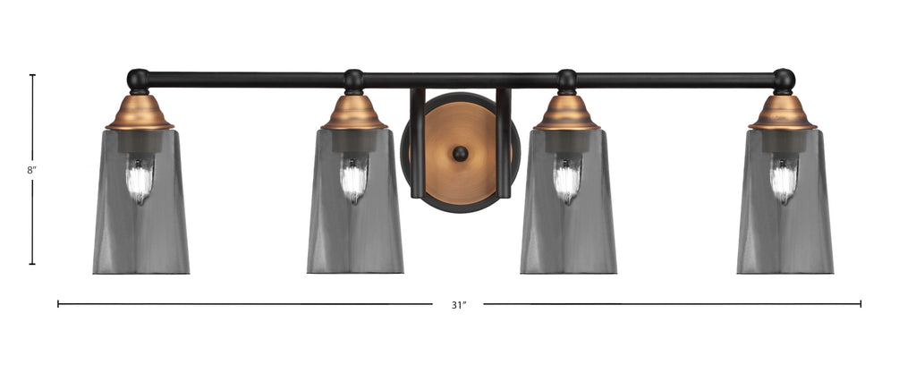 Toltec Lighting | 3424-MBBR-262