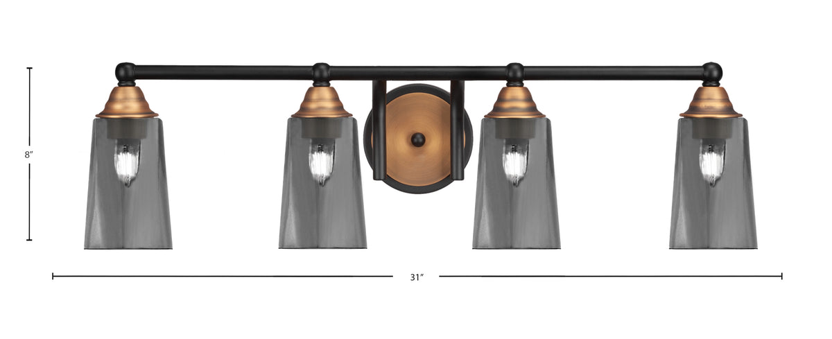 Toltec Lighting | 3424-MBBR-262