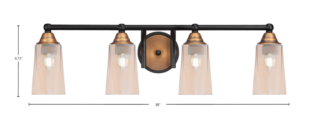 Toltec Lighting | 3424-MBBR-263