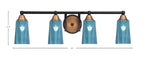 Toltec Lighting | 3424-MBBR-265