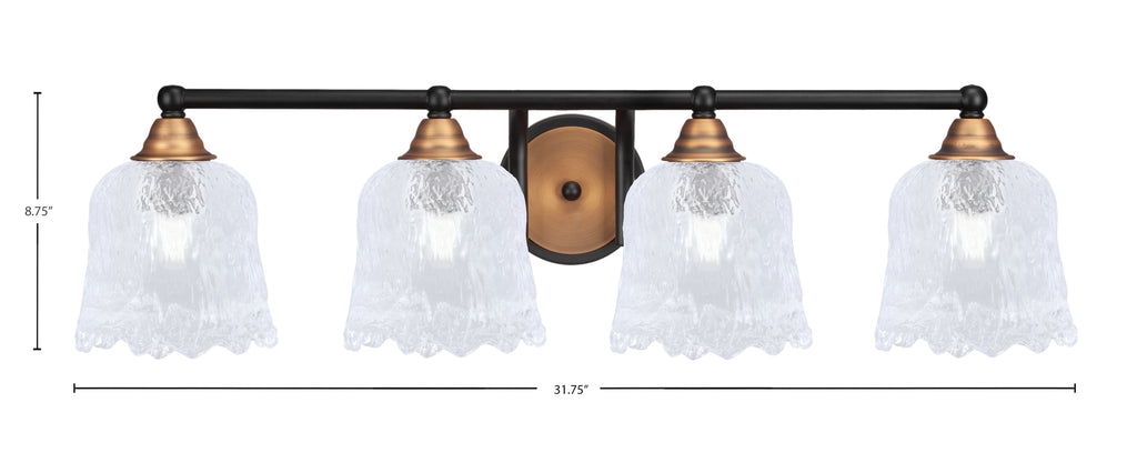 Toltec Lighting | 3424-MBBR-4230