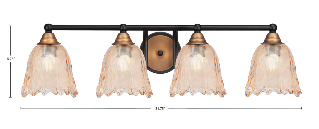 Toltec Lighting | 3424-MBBR-4233