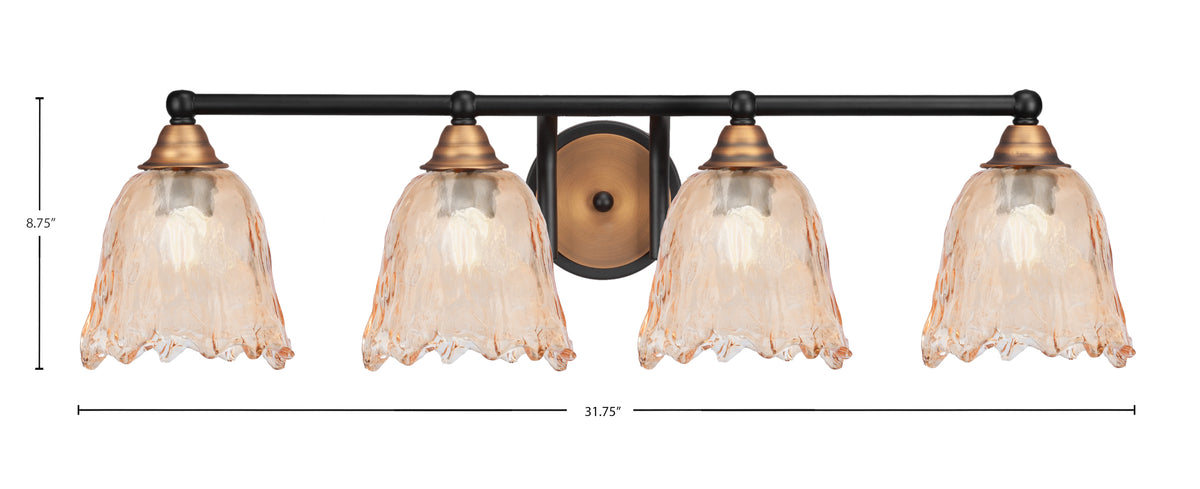 Toltec Lighting | 3424-MBBR-4233