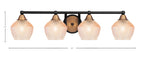 Toltec Lighting | 3424-MBBR-4623