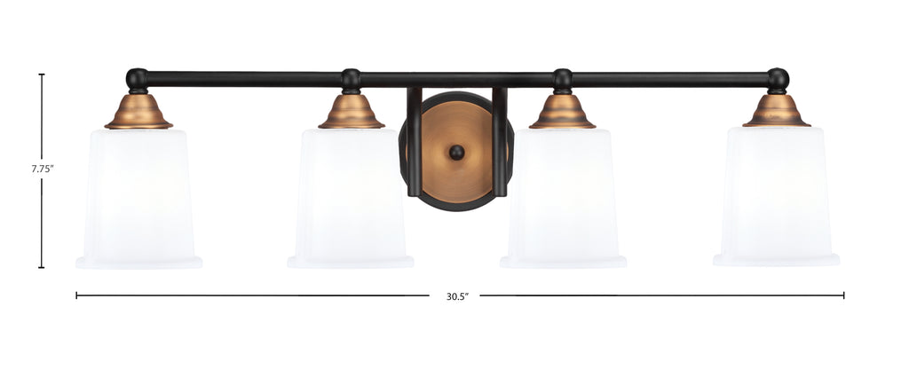 Toltec Lighting | 3424-MBBR-5031